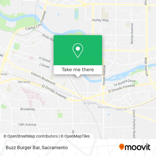 Buzz Burger Bar map