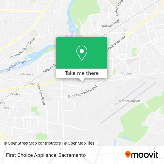 First Choice Appliance map