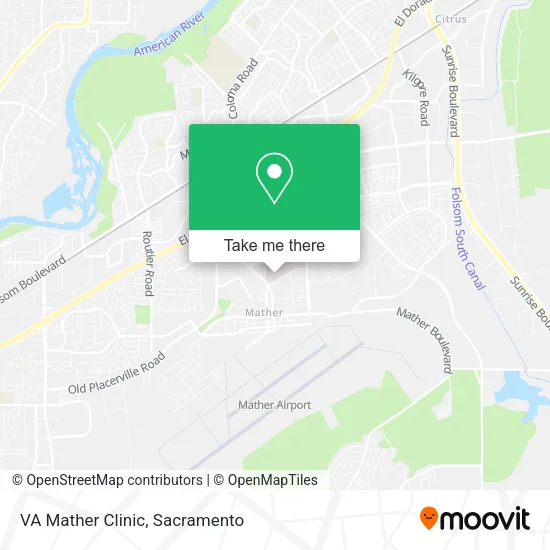Mapa de VA Mather Clinic