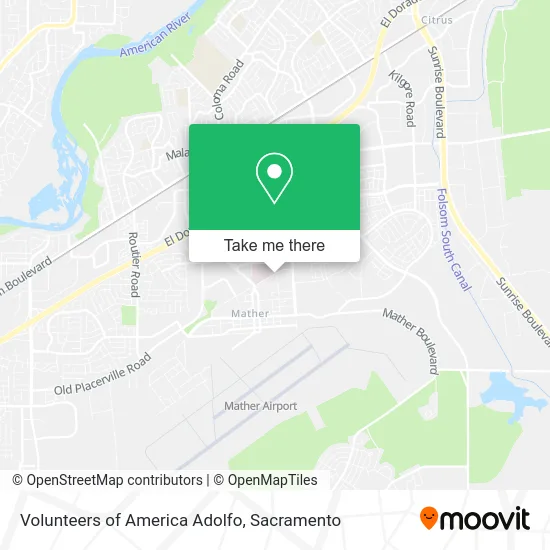 Volunteers of America Adolfo map