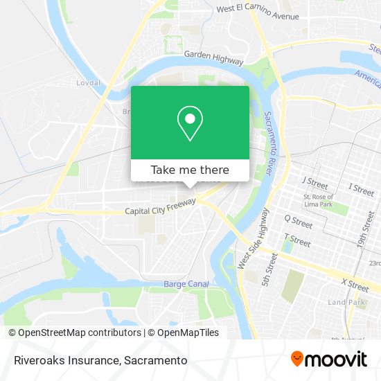 Mapa de Riveroaks Insurance