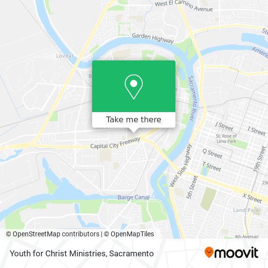 Mapa de Youth for Christ Ministries