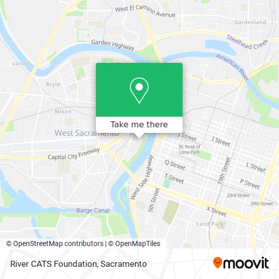 River CATS Foundation map