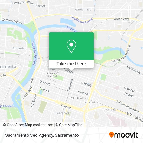 Sacramento Seo Agency map