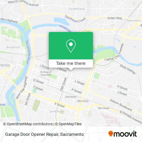 Garage Door Opener Repair map