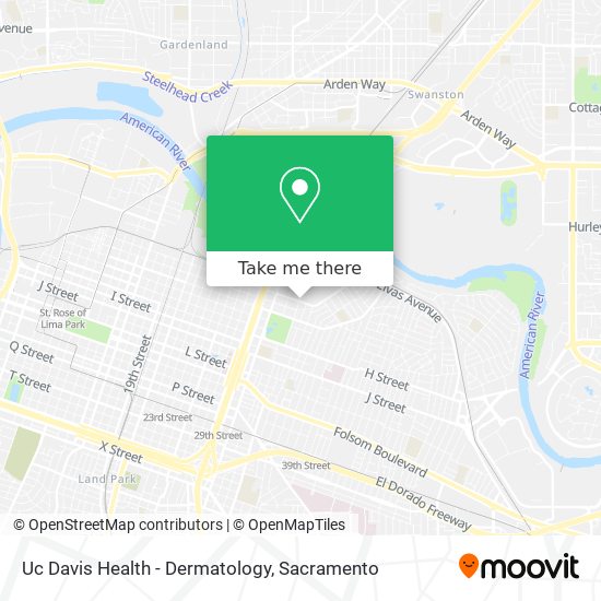 Mapa de Uc Davis Health - Dermatology