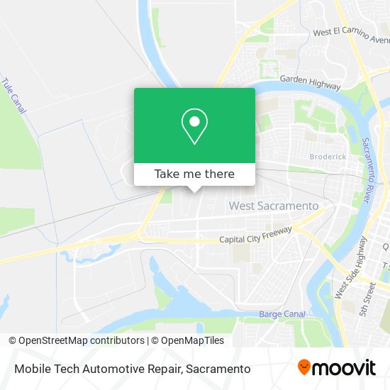 Mapa de Mobile Tech Automotive Repair