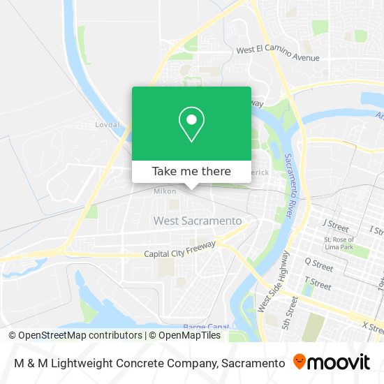 Mapa de M & M Lightweight Concrete Company
