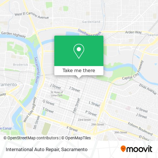 Mapa de International Auto Repair