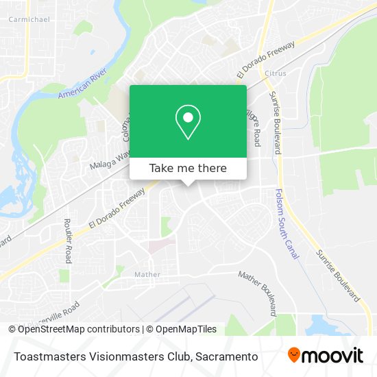 Toastmasters Visionmasters Club map