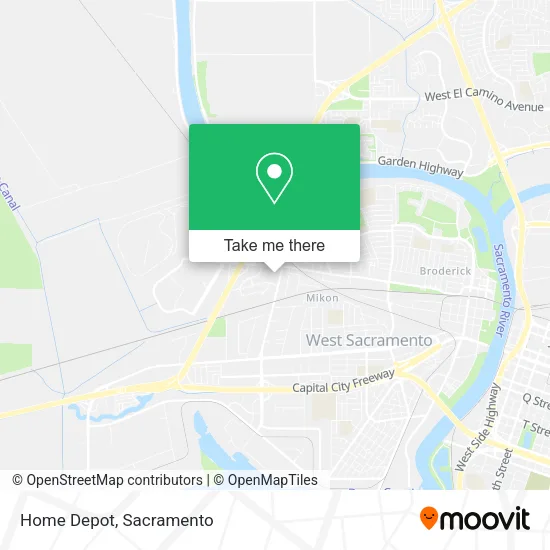 Home Depot map