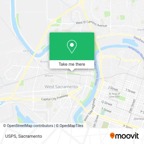 Mapa de USPS