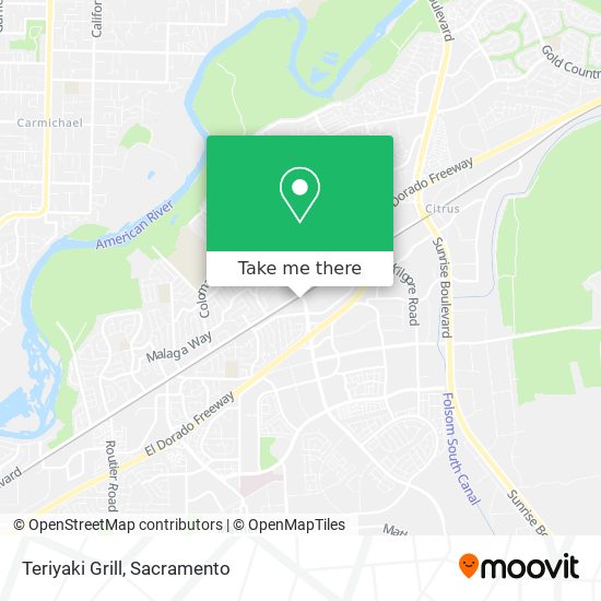 Teriyaki Grill map