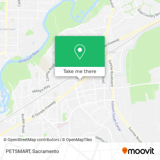 PETSMART map