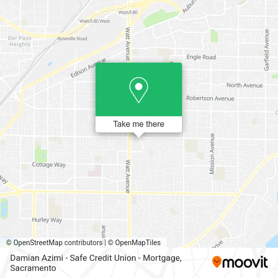 Mapa de Damian Azimi - Safe Credit Union - Mortgage