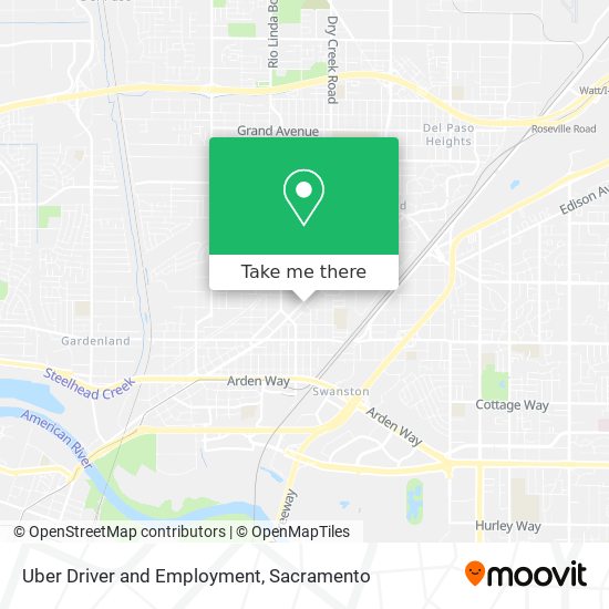 Mapa de Uber Driver and Employment