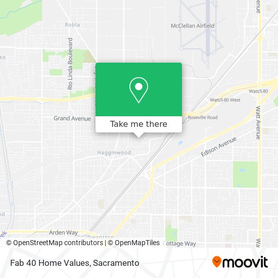 Fab 40 Home Values map