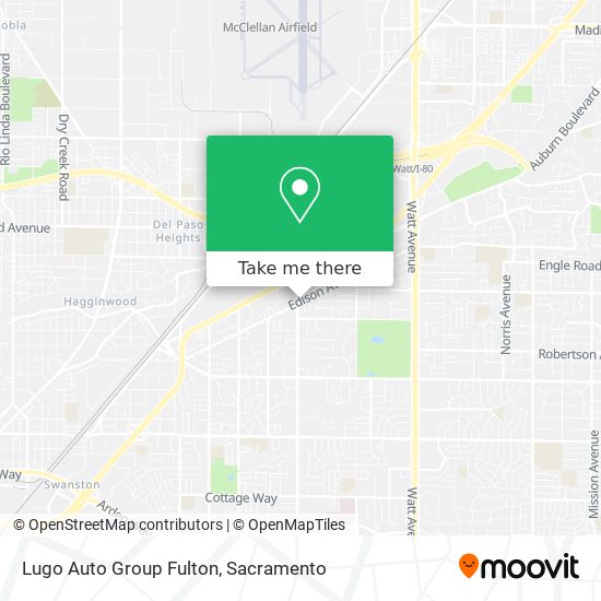 Lugo Auto Group Fulton map