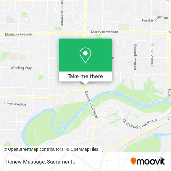 Renew Massage map