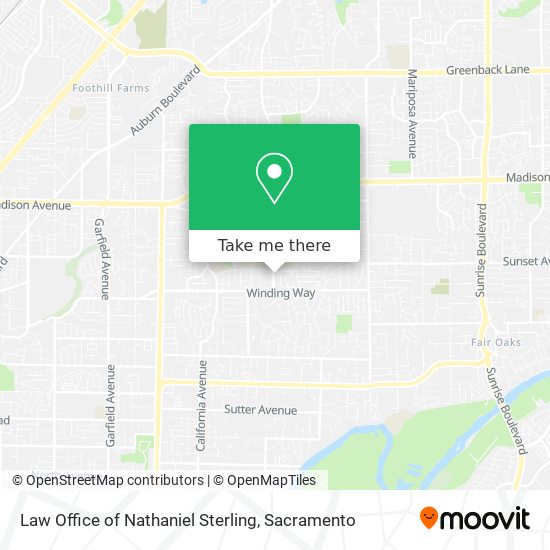 Law Office of Nathaniel Sterling map