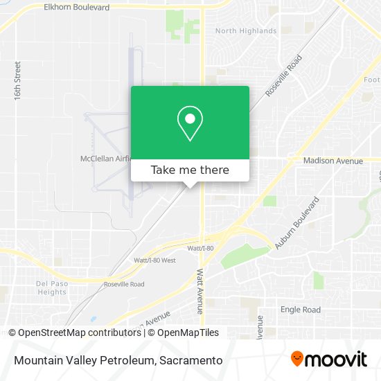 Mapa de Mountain Valley Petroleum