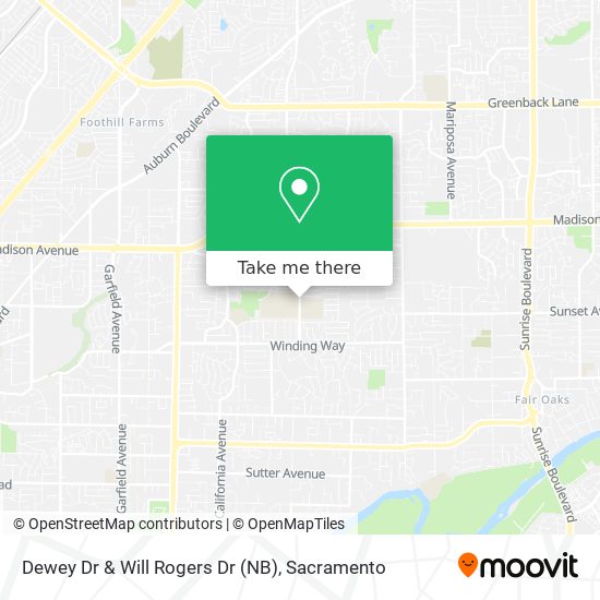 Dewey Dr & Will Rogers Dr (NB) map