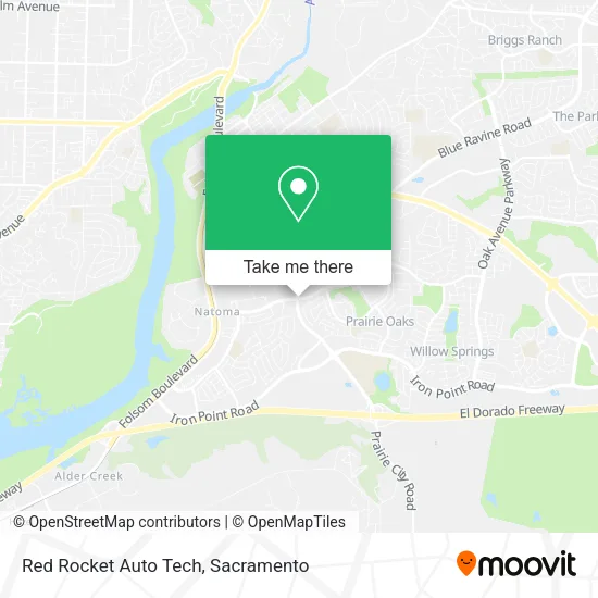 Red Rocket Auto Tech map