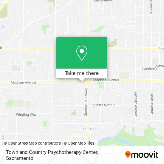 Mapa de Town and Country Psychotherapy Center