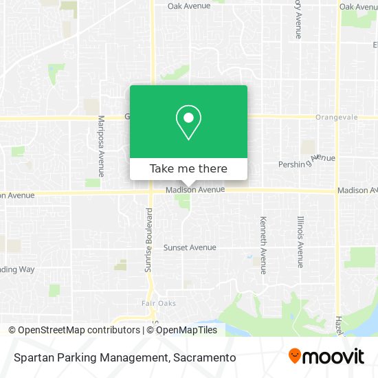 Spartan Parking Management map