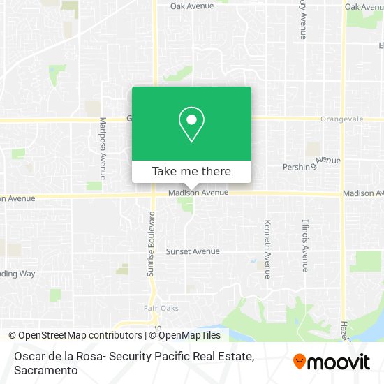 Oscar de la Rosa- Security Pacific Real Estate map