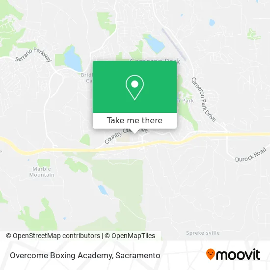 Overcome Boxing Academy map