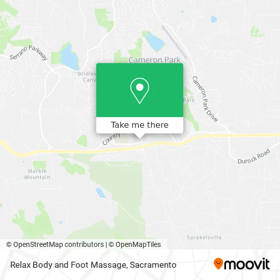 Relax Body and Foot Massage map