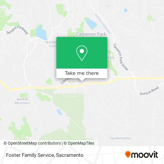 Foster Family Service map