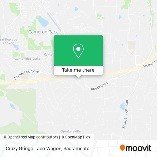 Mapa de Crazy Gringo Taco Wagon