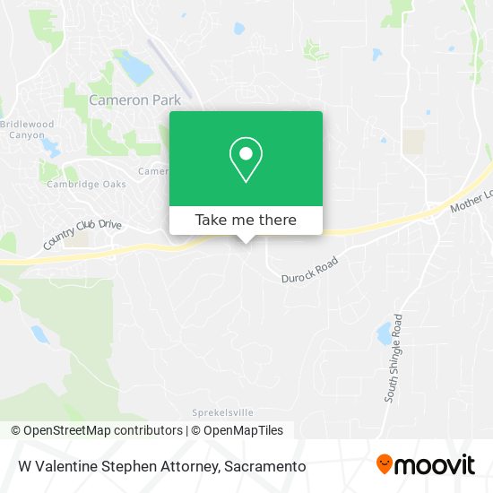 W Valentine Stephen Attorney map