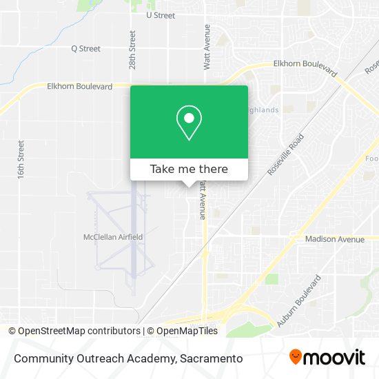 Community Outreach Academy map