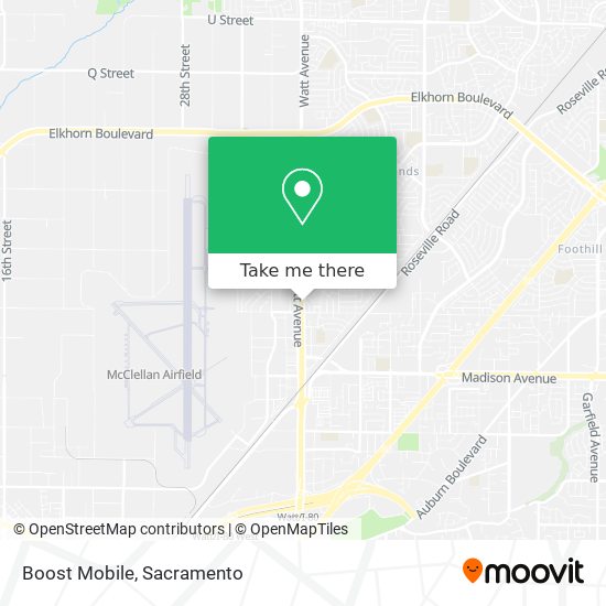 Boost Mobile map