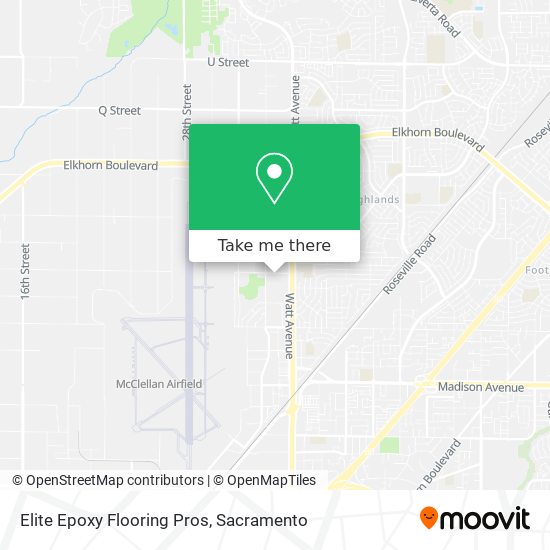 Elite Epoxy Flooring Pros map