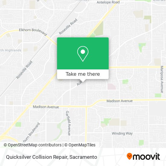 Quicksilver Collision Repair map