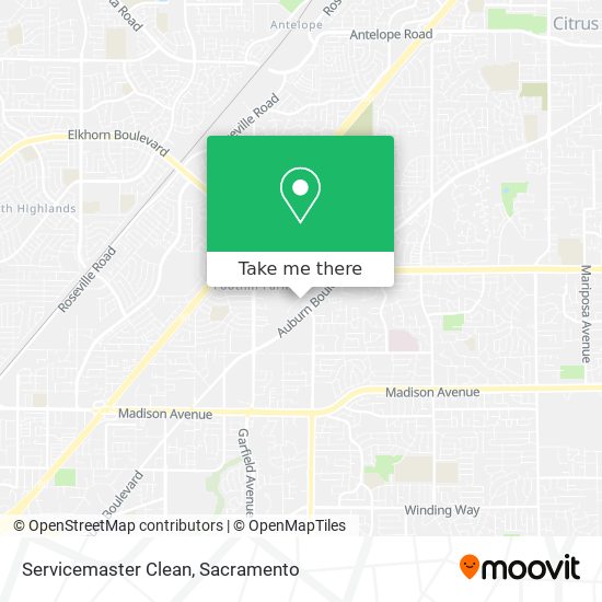 Mapa de Servicemaster Clean