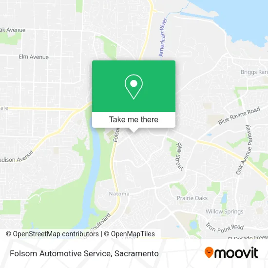 Mapa de Folsom Automotive Service