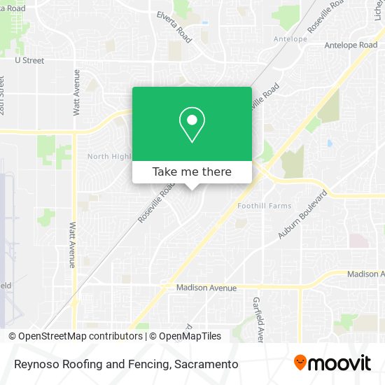 Mapa de Reynoso Roofing and Fencing