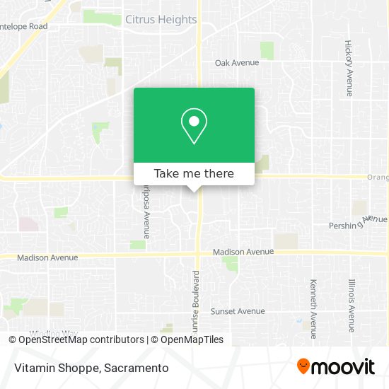 Mapa de Vitamin Shoppe