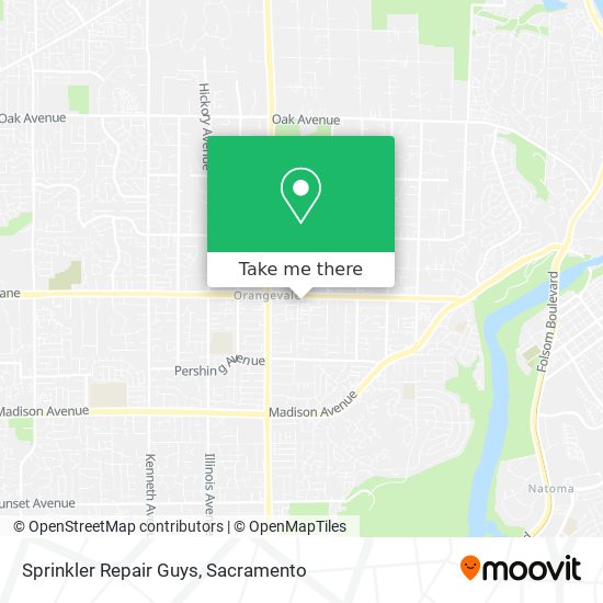 Sprinkler Repair Guys map