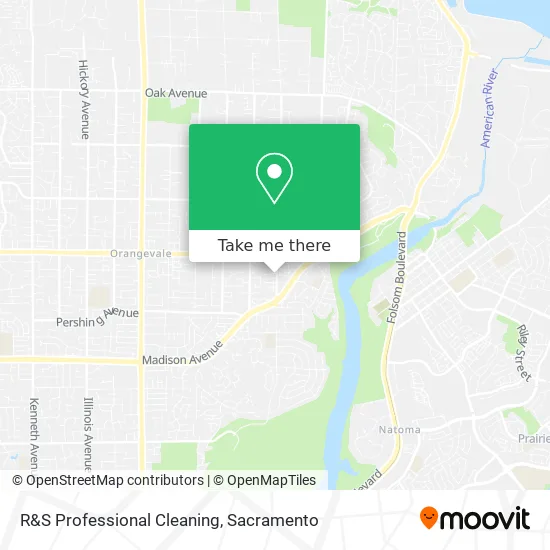 R&S Professional Cleaning map