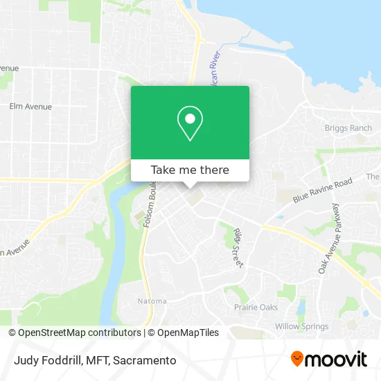 Judy Foddrill, MFT map