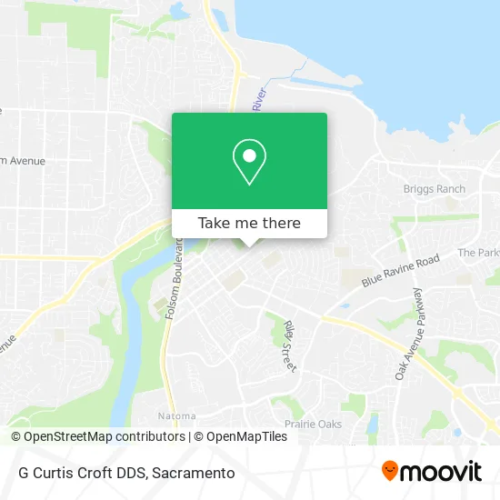 G Curtis Croft DDS map