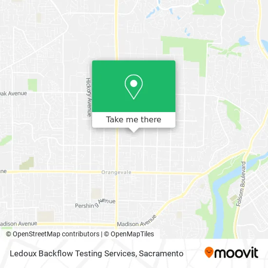 Ledoux Backflow Testing Services map