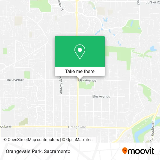 Mapa de Orangevale Park