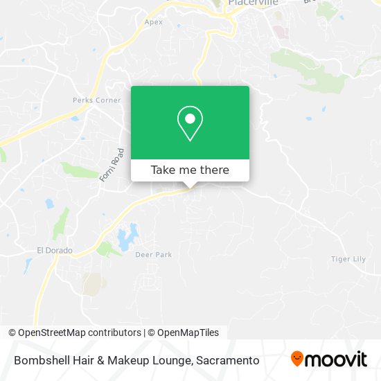 Bombshell Hair & Makeup Lounge map